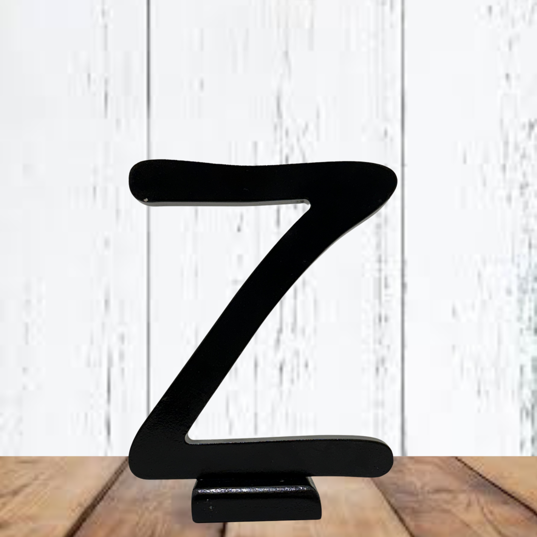 Wooden Letters for Wall Art-Decorative Wooden Alphabet Letters C in Black - Perfect for Home decoration