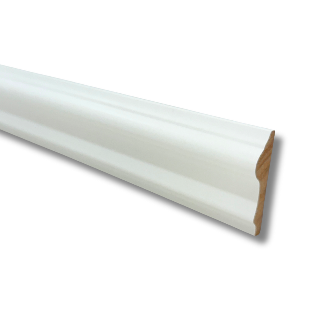 Pre-Finished Ivory White MDF Dado Rail Moulding - Wall Trim – 117 cm Decorative Wall Trim (Copy)