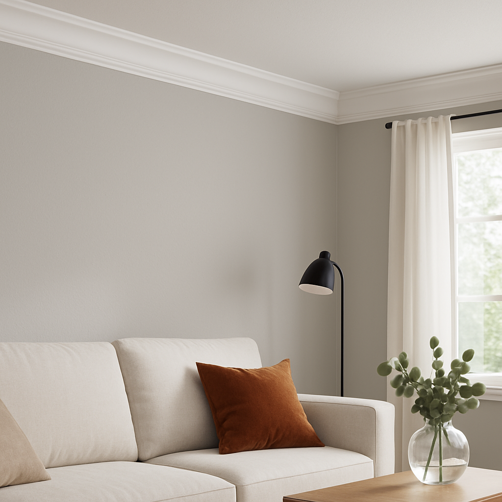 Pre-Finished Ivory White MDF Dado Rail Moulding - Wall Trim – 117 cm Decorative Wall Trim (Copy)