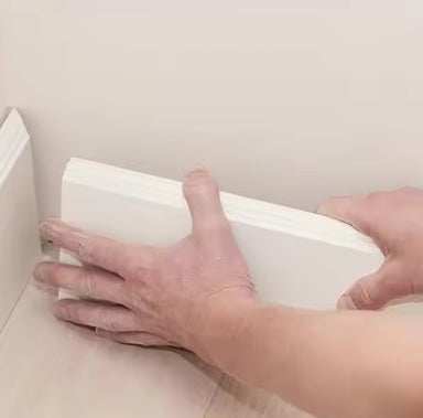 Pre-Finished Ivory White MDF Dado Rail Moulding - Wall Trim – 117 cm Decorative Wall Trim (Copy)