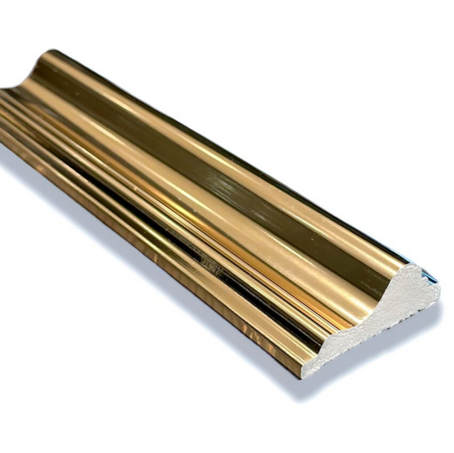 Decorative MDF Crown Moulding 60 cm, 200 cm Length – High-quality home furnishing