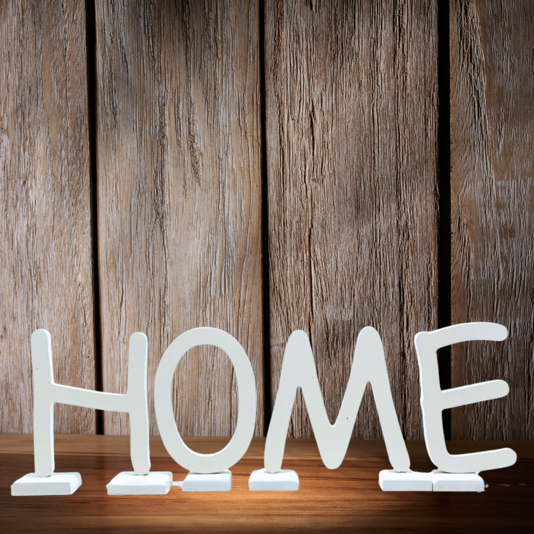 Unique Wooden Letters – Add Charm to Your Living Space- I in White - Perfect for Home decoration