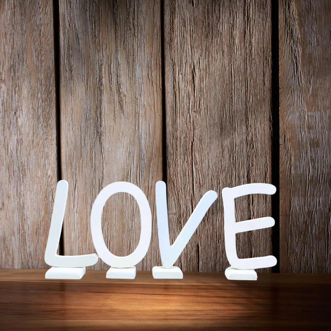 Unique Wooden Letters – Add Charm to Your Living Space- I in White - Perfect for Home decoration