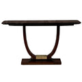 Elegant Console Table with Curved Design and Timeless Appeal