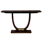 Elegant Console Table with Curved Design and Timeless Appeal