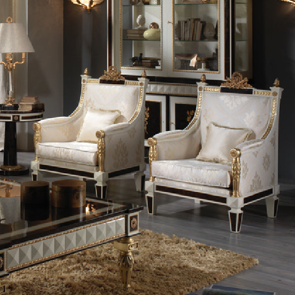 Luxurious Armchair with Exquisite Detailing