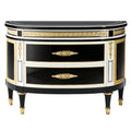Elegant Bow-Front Console with Luxurious Detailing