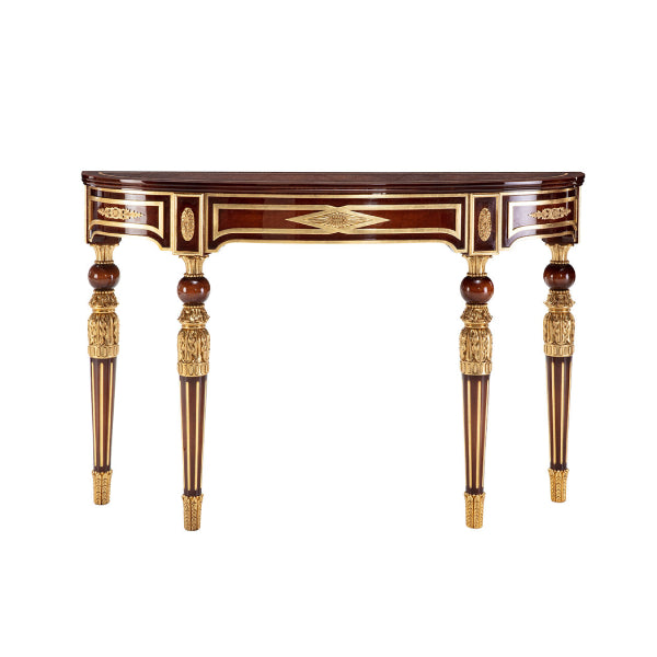 Exquisite Console Table with Regal Design Elements