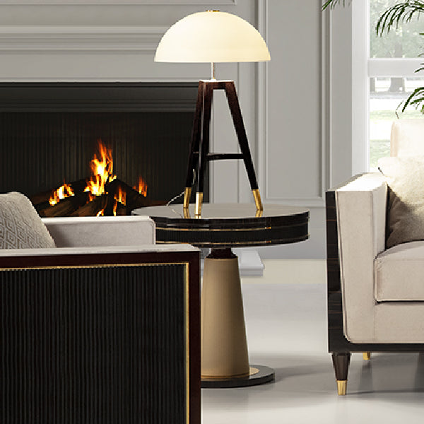 Elegant Round Table with Modernist Design