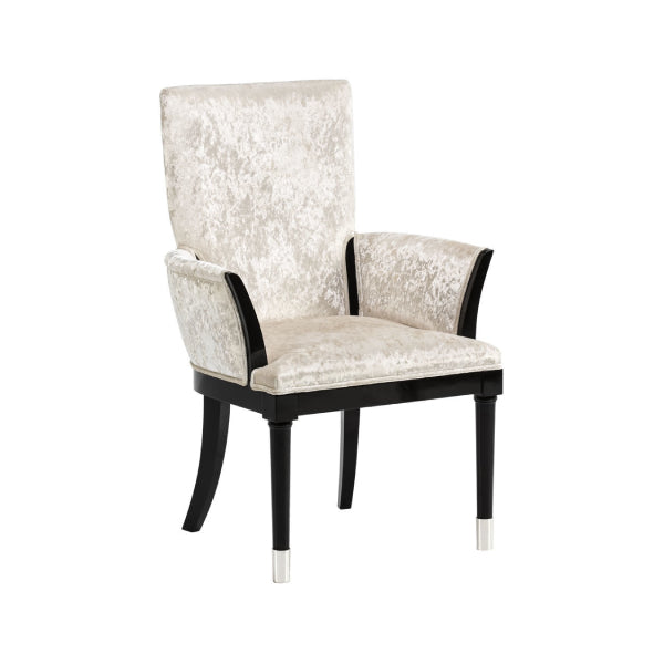 Elegant High-Back Armchair with Luxurious Upholstery