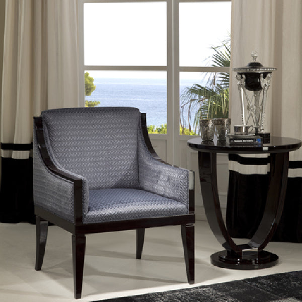 Modern Leather Armchair with Sleek Design and Comfort