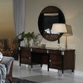 Stylish Console Table with Round Mirror for Modern Living Spaces