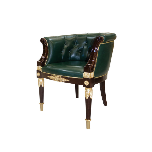 Luxurious Leather Armchair with Classic Design