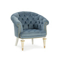 Elegant Velvet Tub Chair with Timeless Charm