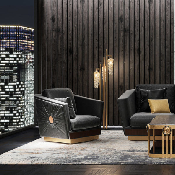 Contemporary Armchair with Luxurious Upholstery and Modern Design