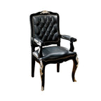 Luxurious Tufted Armchair with Opulent Detailing
