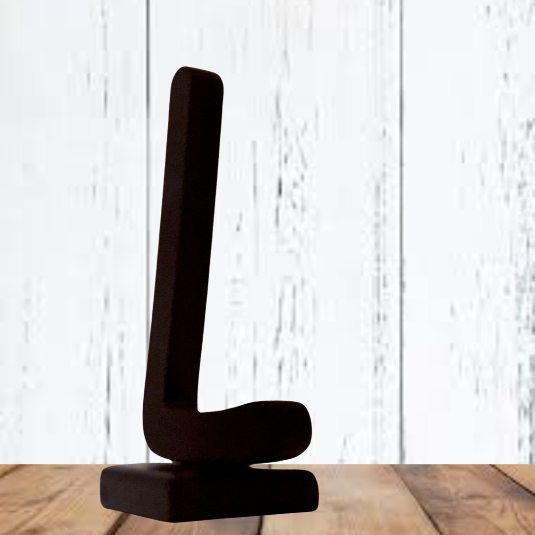 Wooden Letter Decor-Decorative Wooden Alphabet Letters L in Black - Perfect for Home decoration – High-quality home furnishing