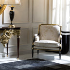 Elegant Upholstered Armchair with Timeless Design