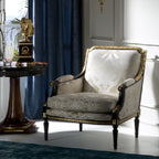 Elegant Upholstered Armchair with Timeless Design
