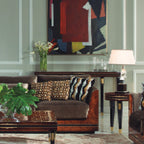 Sophisticated Console Table with Artistic Flair