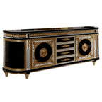 Elegant Black and Gold Sideboard: A Statement of Luxury