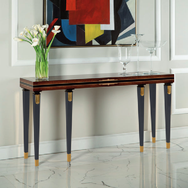 Sophisticated Console Table with Artistic Flair