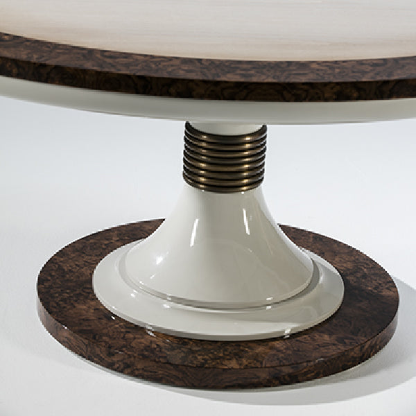 Chic Round Dining Table with Elegant Design and Unique Features