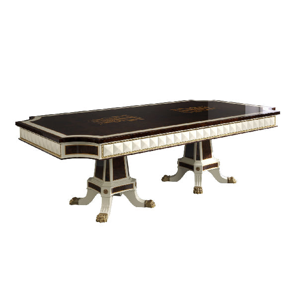 Sophisticated Rectangular Dining Table with Elegant Detailing