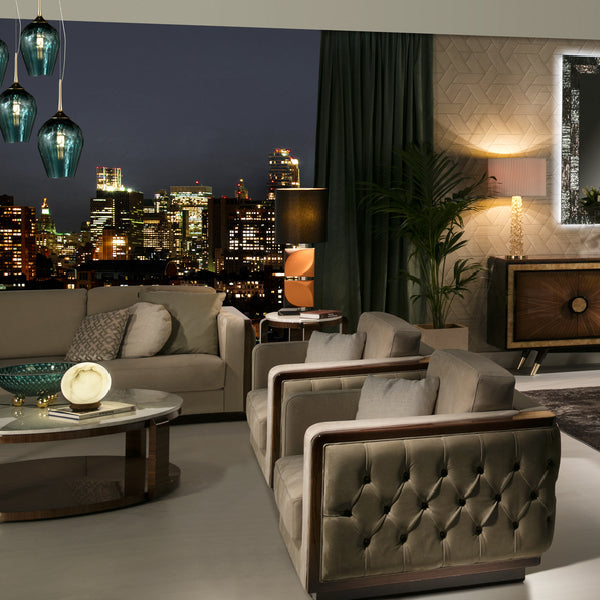 Stylish Coastal Living Room with Modern Touches