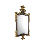 Elegant Baroque-Style Mirror with Rich Detailing
