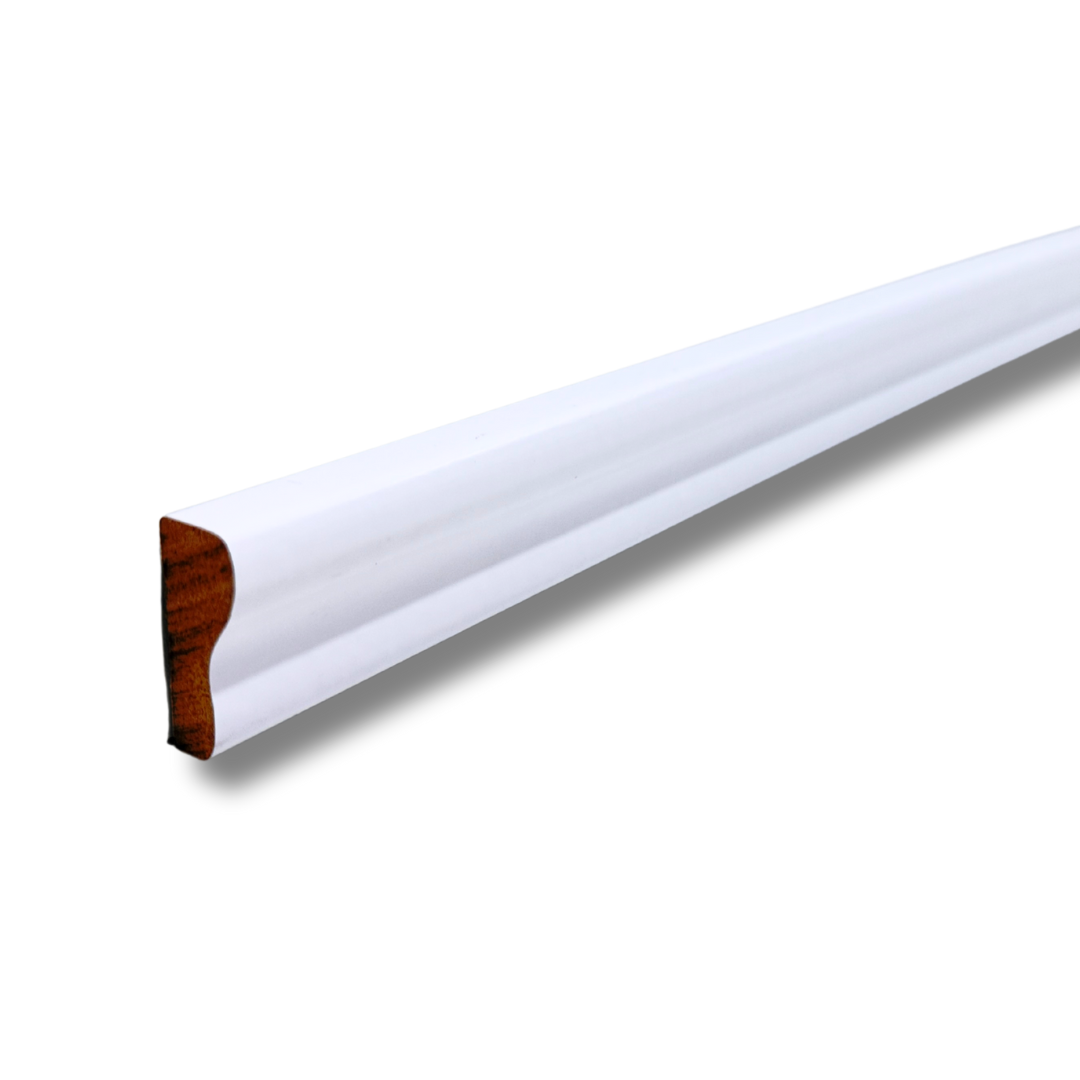 Pre-Finished White MDF Dado Rail – 115 cm | Waterproof, Decorative Wall Moulding | No Painting Required (Pure White) Same Day Delivery Before 2 Pm