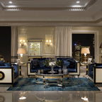 Chic Luxe Armchair with Bold Design Elements