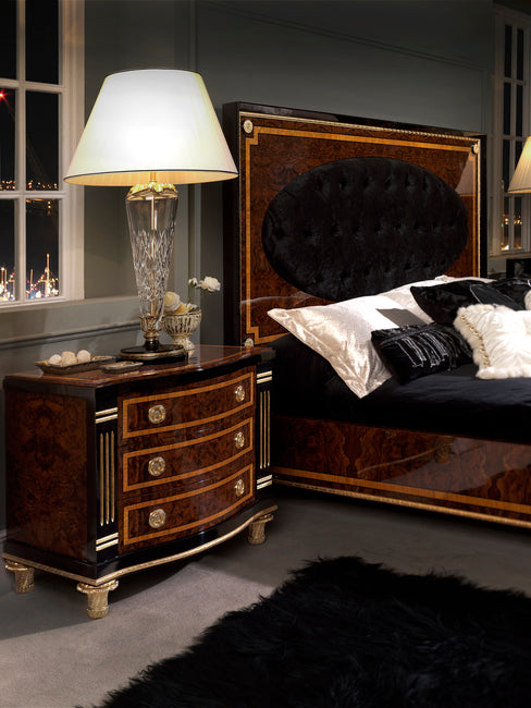 Elegant Curved Nightstand: A Stylish Addition to Your Bedroom