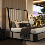 Contemporary Platform Bed with Bold Design