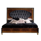 Sleek Upholstered Bed with Bold Design