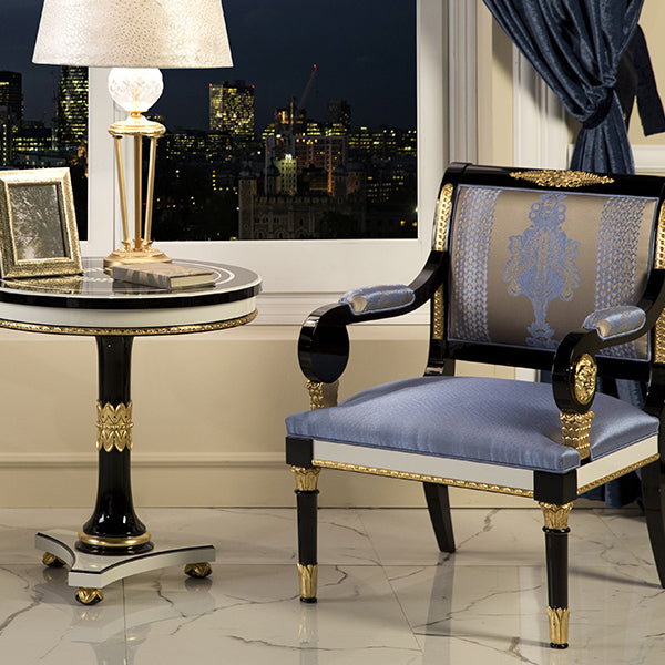 Sophisticated Armchair with Elegant Detailing
