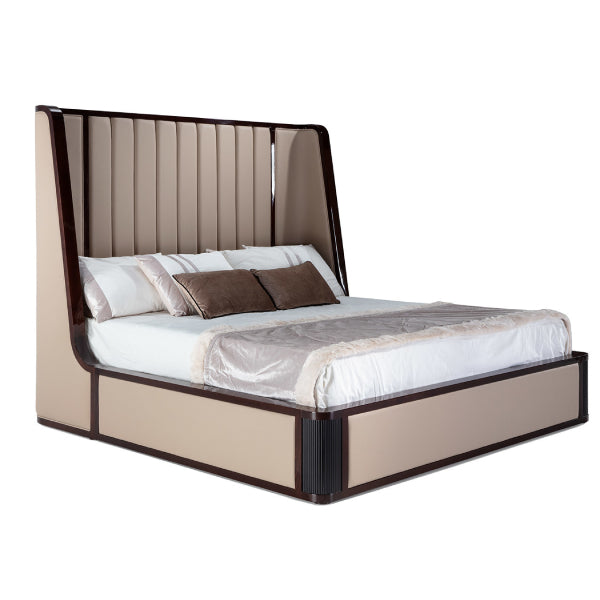 Contemporary Platform Bed with Bold Design