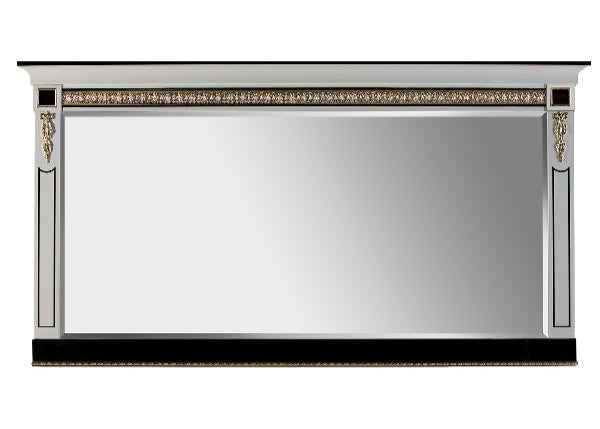 Luxurious Horizontal Mirror with Ornate Detailing – High-quality home furnishing