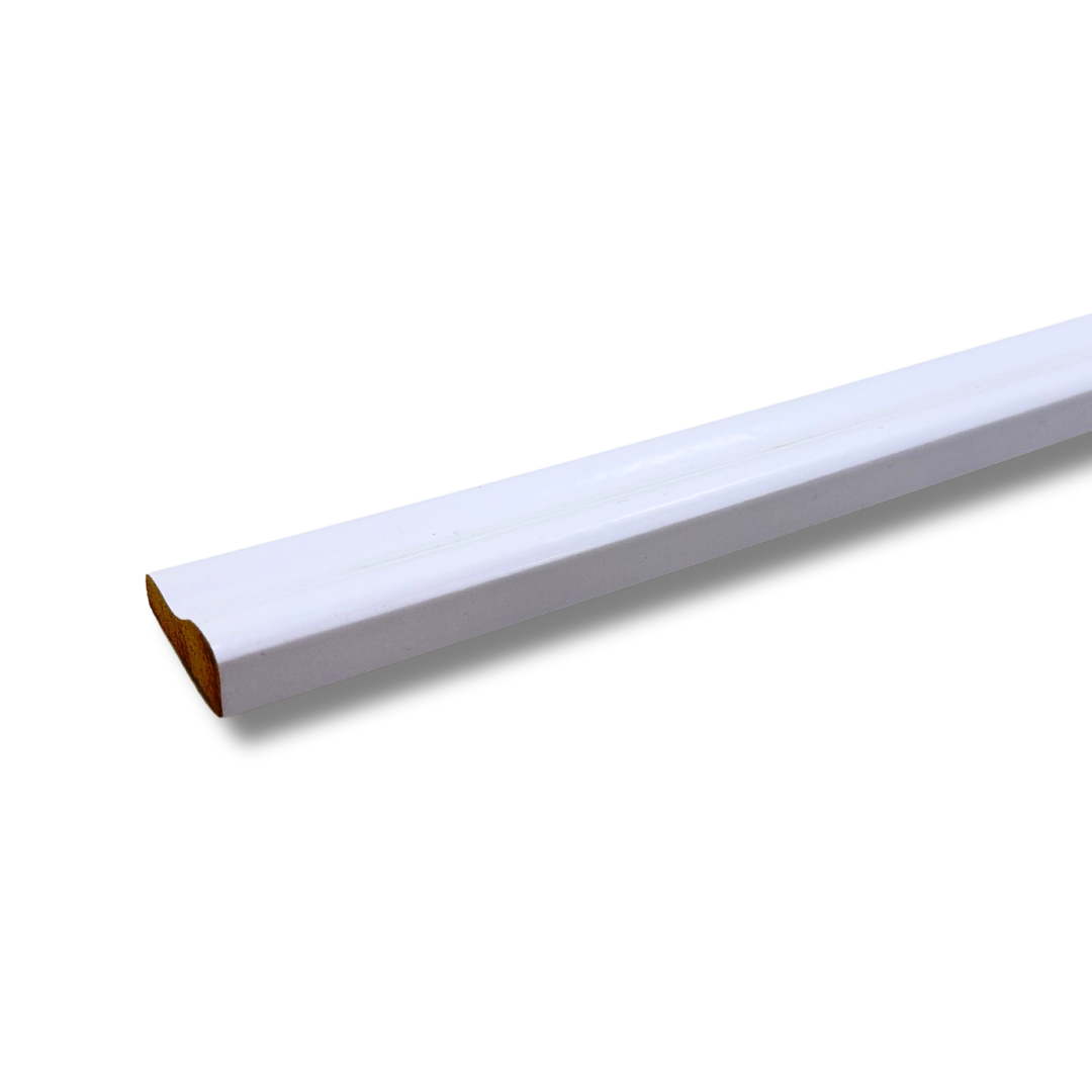 Pre-Finished White MDF Dado Rail – 115 cm | Waterproof, Decorative Wall Moulding | No Painting Required (Pure White) Same Day Delivery Before 2 Pm