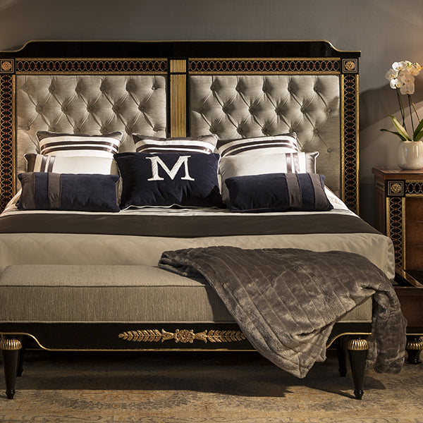 Sophisticated Upholstered Bed with Elegant Detailing