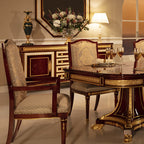 Classic Upholstered Armchair with Timeless Elegance