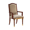 Classic Upholstered Armchair with Timeless Elegance