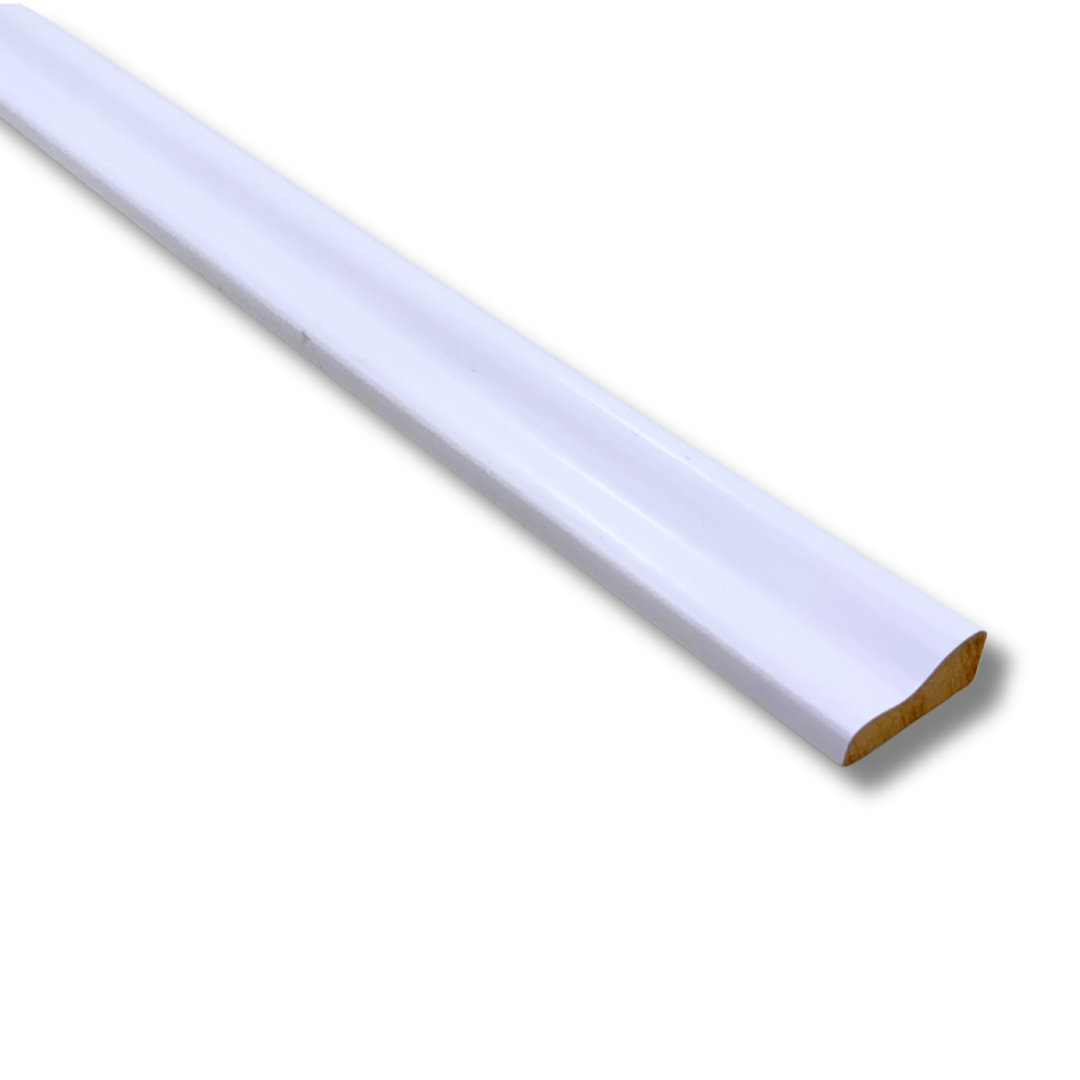 Pre-Finished White MDF Dado Rail – 115 cm | Waterproof, Decorative Wall Moulding | No Painting Required (Pure White) Same Day Delivery Before 2 Pm