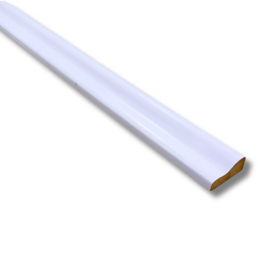 Pre-Finished White MDF Dado Rail – 115 cm | Waterproof, Decorative Wall Moulding | No Painting Required (Pure White) Same Day Delivery Before 2 Pm