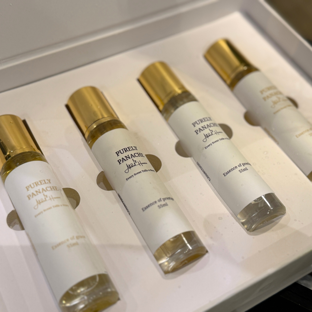 Purely Panache Luxury Perfume Discovery Set – 4 × 15ml Extrait de Parfum | Unisex