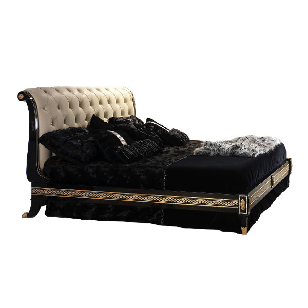 Elegant Upholstered Bed with Chic Design