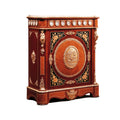 Exquisite Cabinet with Intricate Marquetry and Elegant Gold Accents