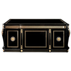 Luxurious Black and Gold Chest: A Statement of Elegance