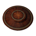 Magnificent Round Dining Table with Gold Detailing