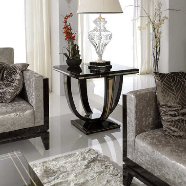Sophisticated Square Side Table with Elegant Design